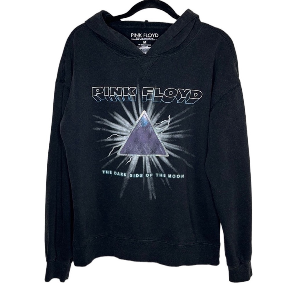 Pink Floyd Black Dark Side of The Moon Hoodie Sz M